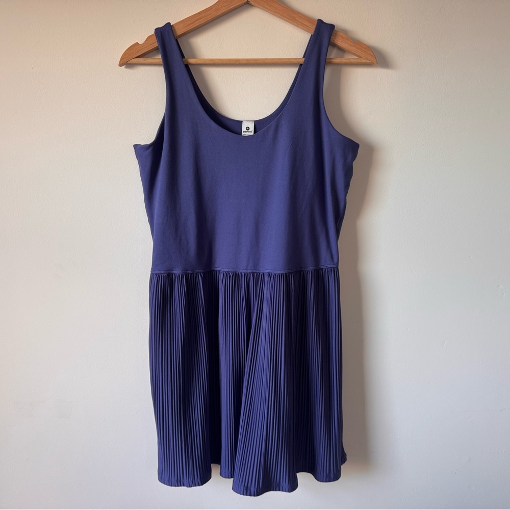 90 Degree By Reflex Jersey Athletic Tennis Dress with Flowy Skirt Size L